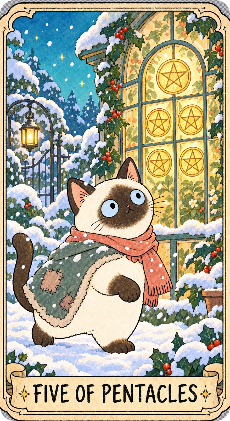 錢幣五 Five of Pentacles