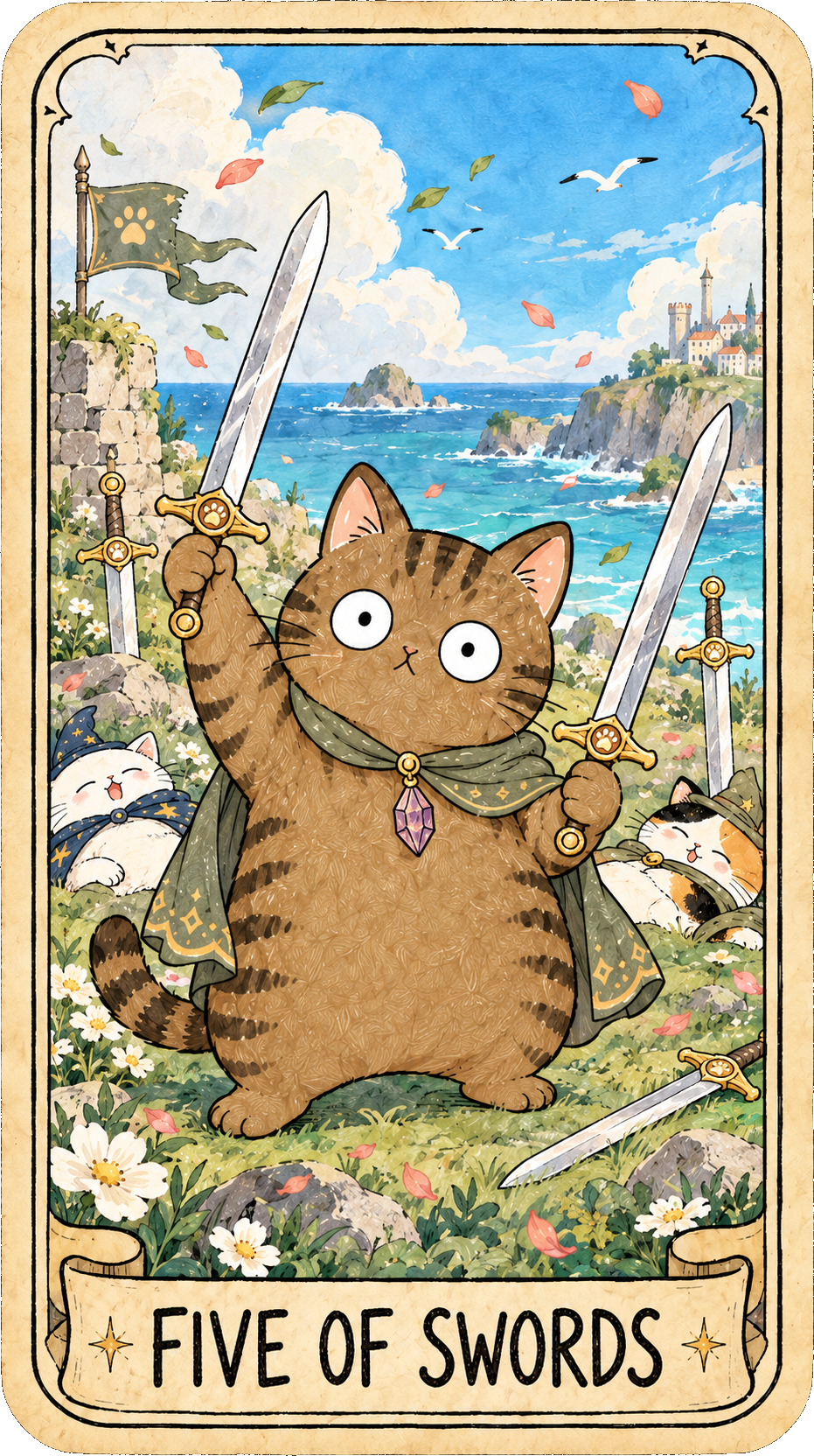 寶劍五 Five of Swords