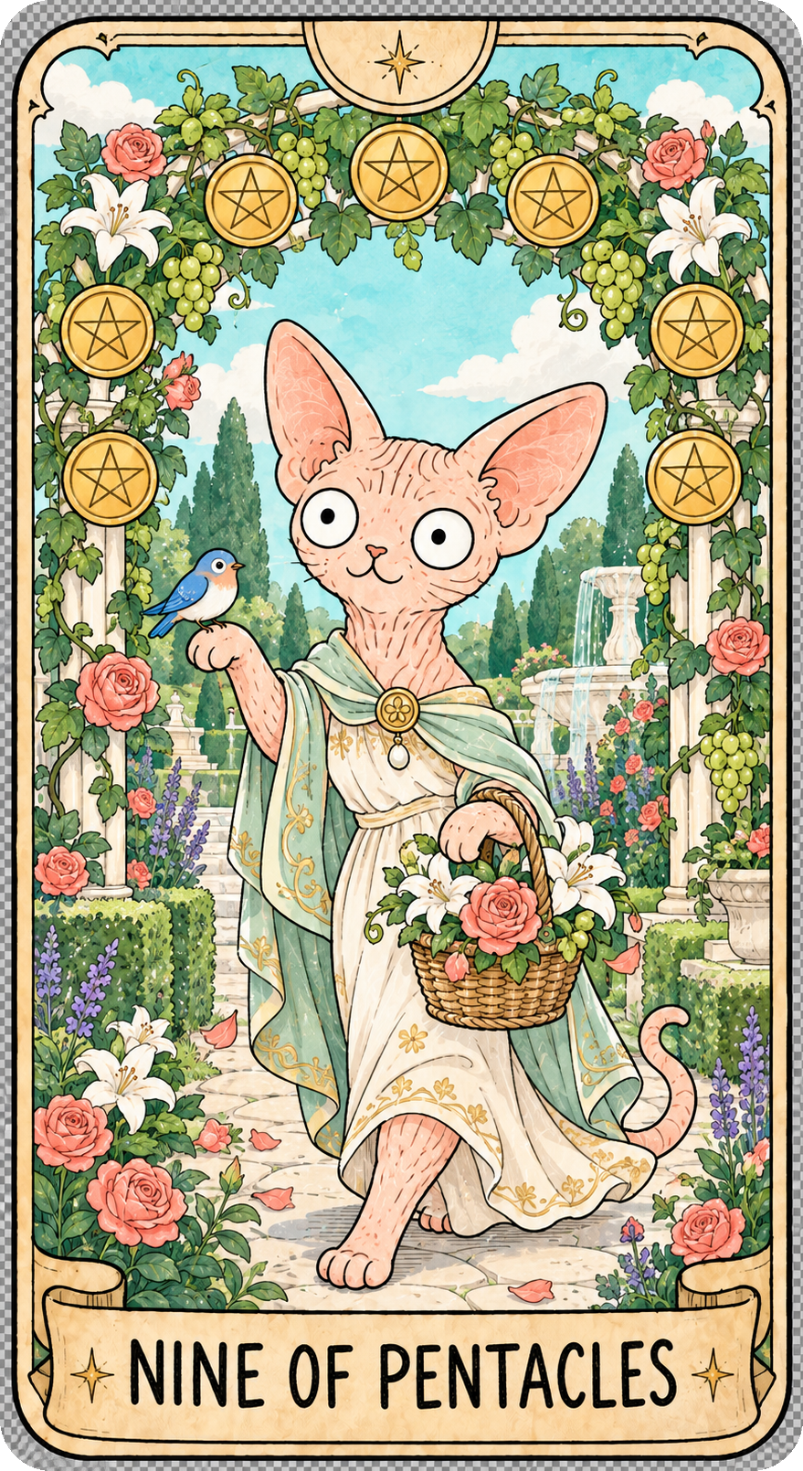 錢幣九 Nine of Pentacles