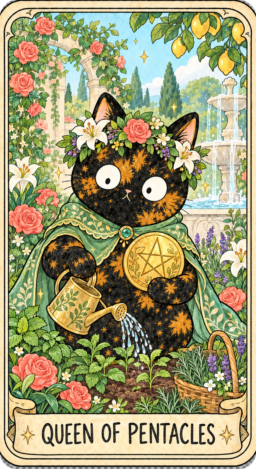 錢幣皇后 Queen of Pentacles