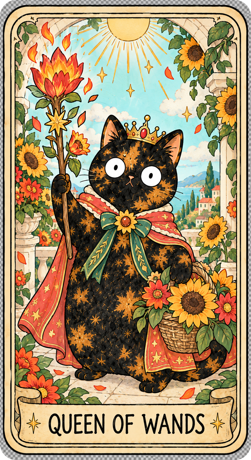 權杖皇后 Queen of Wands