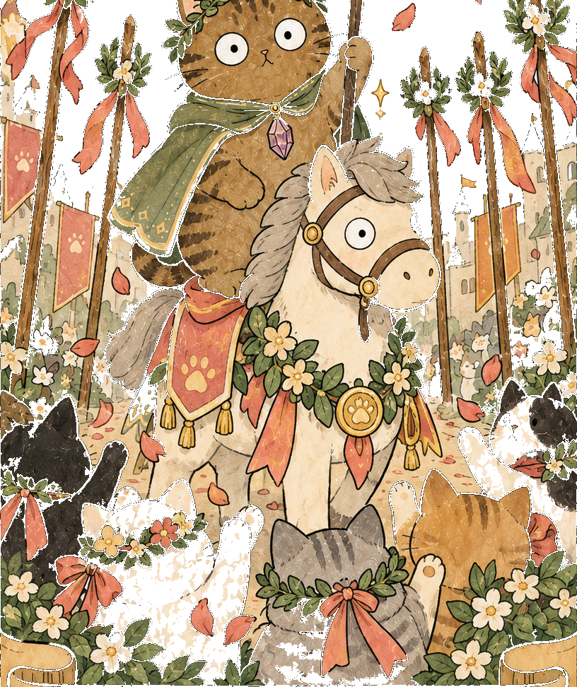 權杖六 Six of Wands