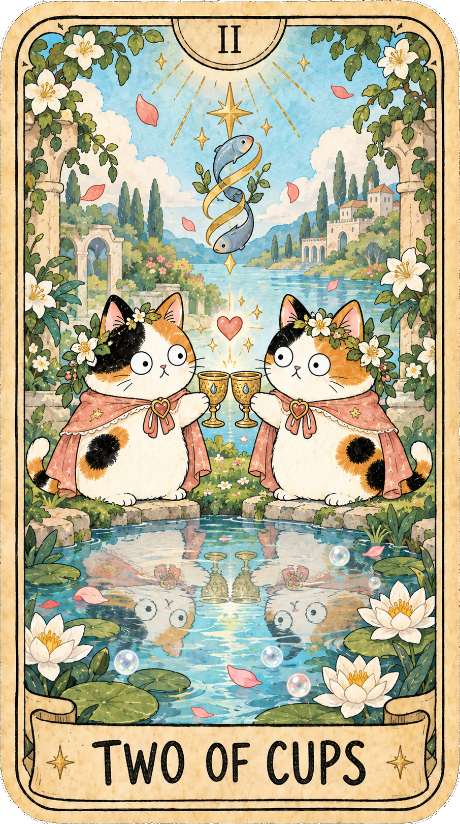 聖杯二 Two of Cups
