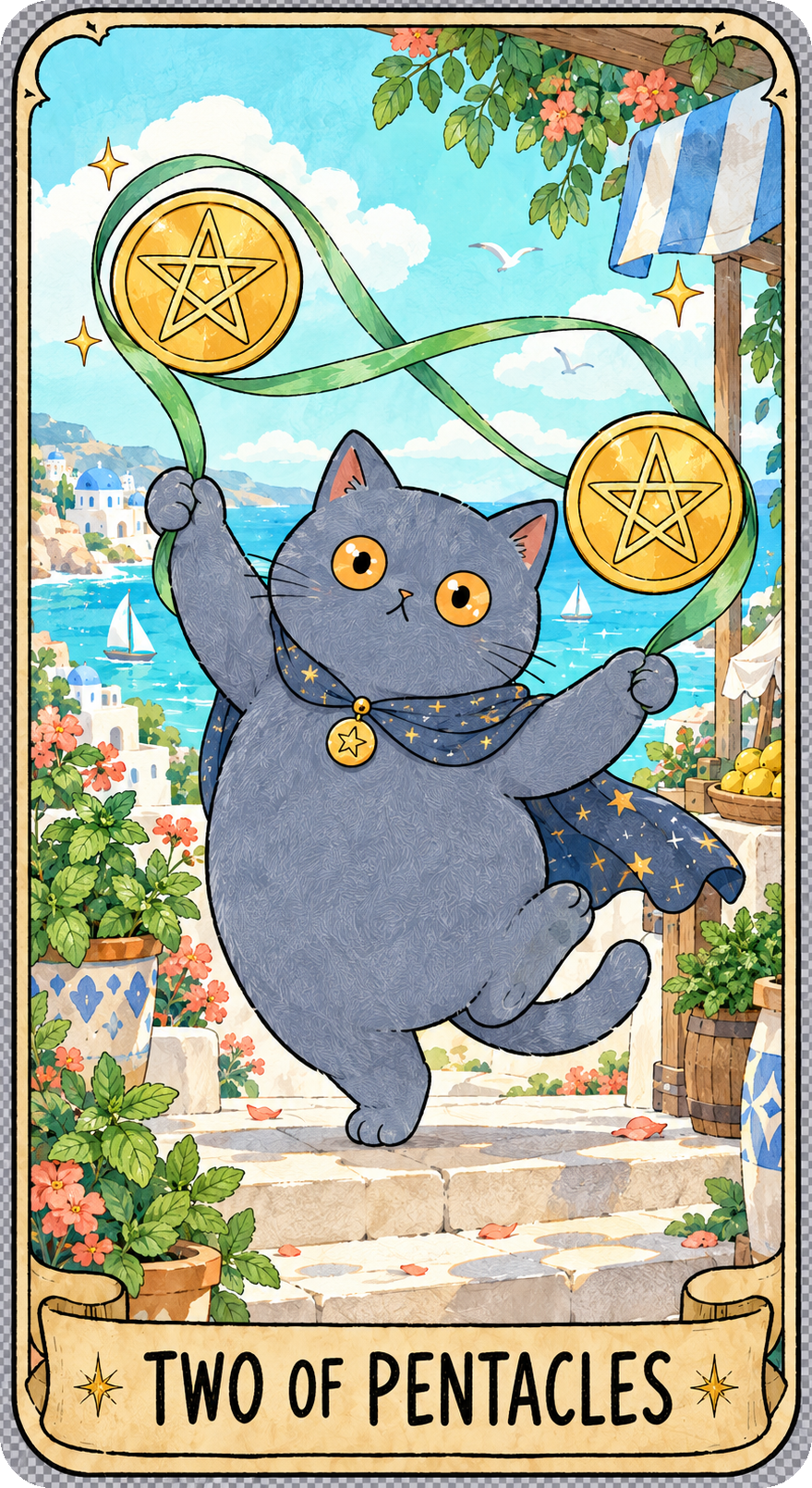 錢幣二 Two of Pentacles